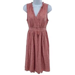 Old Navy Size XS Eyelet asymmetrical hem Maxi dress Cottagecore Romantic fairy